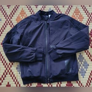 Men's Black Adidas Bomber Fleece Jacket. Sz S.